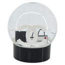 CHANEL Snow Globe Glass White CC Auth BA11731-2