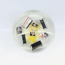 CHANEL Schneekugel Glas Gold CC Auth BA11732-5