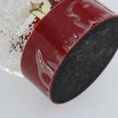 CHANEL Sneeuwbol Glas Rood CC Auth BA11733-15