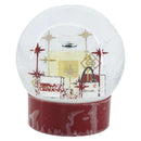 CHANEL Sneeuwbol Glas Rood CC Auth BA11733-2