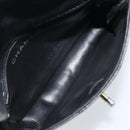 CHANEL Bicolore Belt Bag Lamb Skin Black Gold CC Auth BA11734A-11