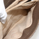 GUCCI GG Supreme Web Sherry Line Bag PVC Beige Gold 10 02 037 Auth BA11736-21