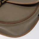 Christian Dior Trotter Canvas Shoulder Bag Beige Auth BA1174-14