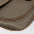 Christian Dior Trotter Canvas Shoulder Bag Beige Auth BA1174-15