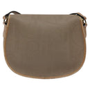 Christian Dior Trotter Canvas Shoulder Bag Beige Auth BA1174-2
