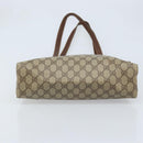 GUCCI GG Supreme Tote Bag PVC Beige Gold 002 39 6130 Auth BA11743-10