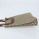 GUCCI GG Supreme Tote Bag PVC Beige Gold 002 39 6130 Auth BA11743-5