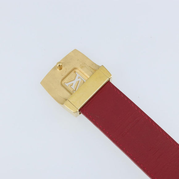 LOUIS VUITTON Multicolor Ceinture LV Cut Belt White M9682W LV Auth BA11744A