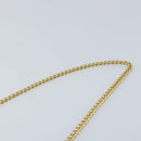 Christian Dior Chain Shoulder Bag Leather Beige Gold Auth BA11746A-8