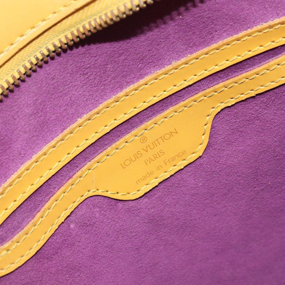 LOUIS VUITTON Epi Saint Jacques Shoulder Bag Yellow M52269 LV Auth BA11747