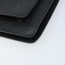 LOUIS VUITTON Epi Monceau 28 Hand Bag Black M52122 LV Auth BA11749-9