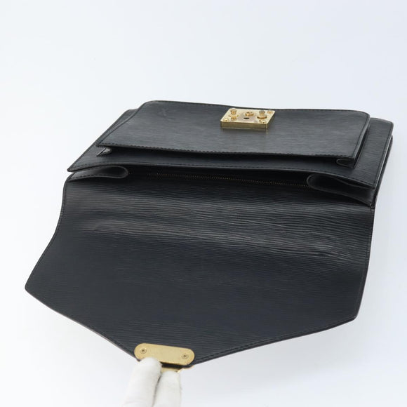 LOUIS VUITTON Epi Monceau 28 Hand Bag Black M52122 LV Auth BA11749