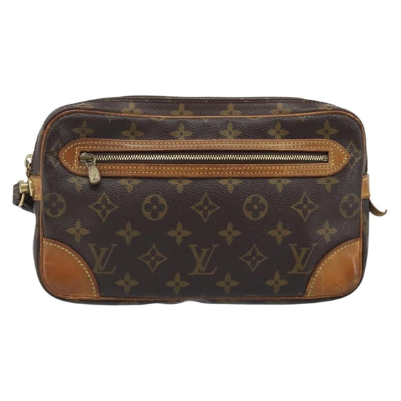 LOUIS VUITTON Monogram Marly Dragonne GM Clutch Bag M51825 LV Auth BA11750