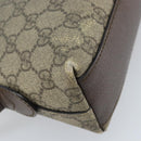 GUCCI GG Supreme Web Sherry Line Shoulder Bag PVC Beige Gold 499621 Auth BA11752-17
