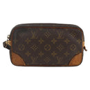LOUIS VUITTON Monogram Marly Dragonne PM Clutch Bag M51827 LV Auth BA11753-13