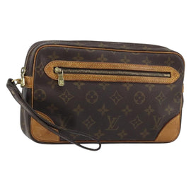 LOUIS VUITTON Monogram Marly Dragonne GM Clutch Bag M51825 LV Auth BA11754
