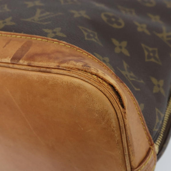 LOUIS VUITTON Monogram Alma Hand Bag M51130 LV Auth BA11756