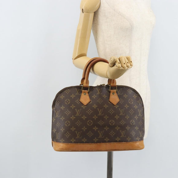 LOUIS VUITTON Monogram Alma Hand Bag M51130 LV Auth BA11756