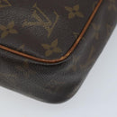 LOUIS VUITTON Monogram Compiegne 23 Clutch Bag M51847 LV Auth BA11757-11