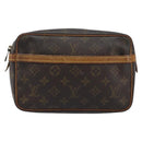 LOUIS VUITTON Monogram Compiegne 23 Clutch Bag M51847 LV Auth BA11757-2