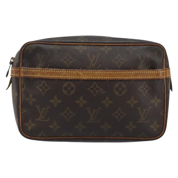 LOUIS VUITTON Monogram Compiegne 23 Clutch Bag M51847 LV Auth BA11757