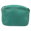 GUCCI Shoulder Bag Suede Green Gold Auth BA11758A-3