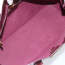 LOUIS VUITTON Monogram Vernis Wilshire PM Bag Rouge Favist M91644 Auth BA11762-16