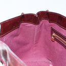 LOUIS VUITTON Monogram Vernis Wilshire PM Bag Rouge Favist M91644 Auth BA11762-18