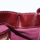 LOUIS VUITTON Monogram Vernis Wilshire PM Bag Rouge Favist M91644 Auth BA11762-21