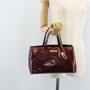LOUIS VUITTON Monogram Vernis Wilshire PM Bag Rouge Favist M91644 Auth BA11762-22