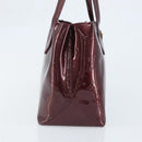 LOUIS VUITTON Monogram Vernis Wilshire PM Bag Rouge Favist M91644 Auth BA11762-4