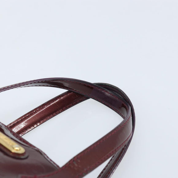 LOUIS VUITTON Monogram Vernis Wilshire PM Bag Rouge Favist M91644 Auth BA11762