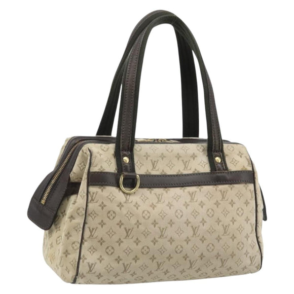 LOUIS VUITTON Monogram Mini Josephine PM Hand Bag Khaki M92215 LV Auth BA11763