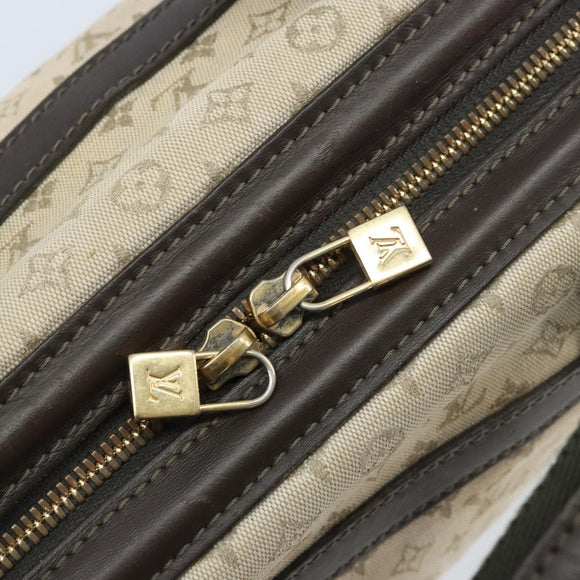 LOUIS VUITTON Monogram Mini Josephine PM Hand Bag Khaki M92215 LV Auth BA11763