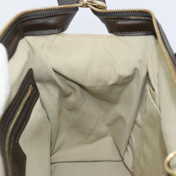 LOUIS VUITTON Monogram Mini Josephine PM Hand Bag Khaki M92215 LV Auth BA11763