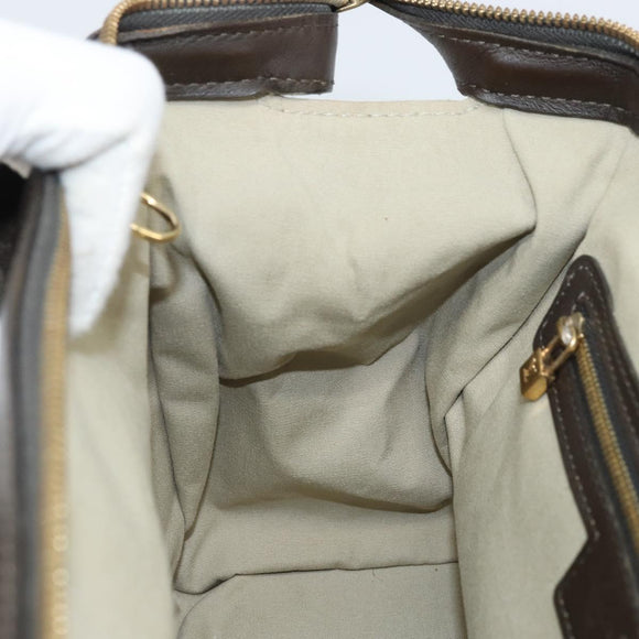 LOUIS VUITTON Monogram Mini Josephine PM Hand Bag Khaki M92215 LV Auth BA11763