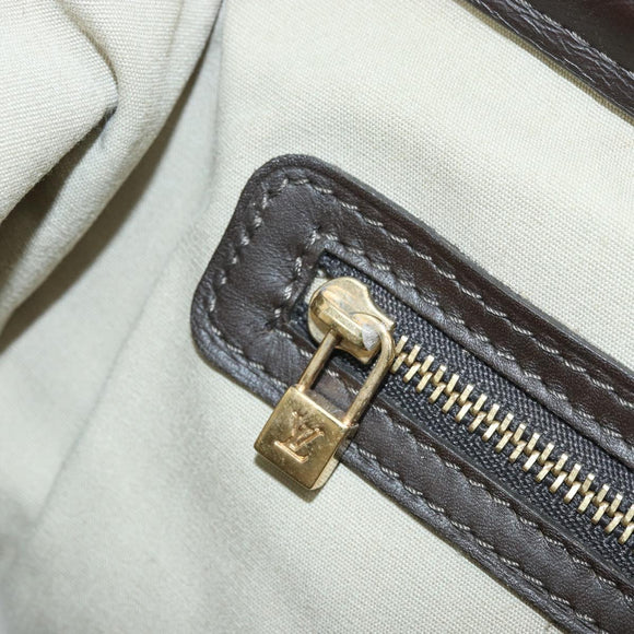 LOUIS VUITTON Monogram Mini Josephine PM Hand Bag Khaki M92215 LV Auth BA11763