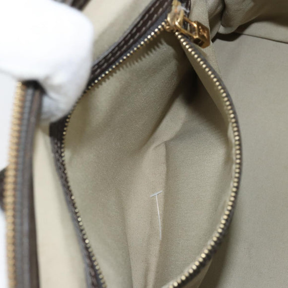 LOUIS VUITTON Monogram Mini Josephine PM Hand Bag Khaki M92215 LV Auth BA11763