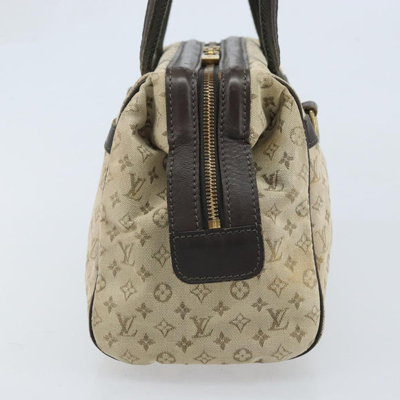 LOUIS VUITTON Monogram Mini Josephine PM Hand Bag Khaki M92215 LV Auth BA11763