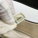 CHANEL Choco Bar Chain Shoulder Bag Patent Leather Beige Silver CC Auth BA11764A-21