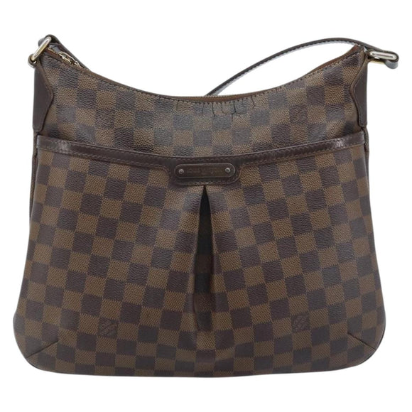 LOUIS VUITTON Damier Ebene Bloomsbury GM Shoulder Bag N42250 LV Auth BA11765