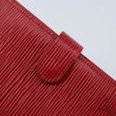 LOUIS VUITTON Epi Agenda PM Terminplanerhülle Rot R20057 LV Auth BA11766-17