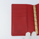 LOUIS VUITTON Epi Agenda PM Terminplanerhülle Rot R20057 LV Auth BA11766-19