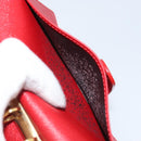 LOUIS VUITTON Epi Agenda PM Terminplanerhülle Rot R20057 LV Auth BA11766-11