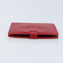 LOUIS VUITTON Epi Agenda PM Terminplanerhülle Rot R20057 LV Auth BA11766-3