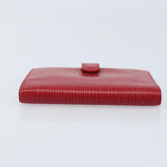LOUIS VUITTON Epi Agenda PM Terminplanerhülle Rot R20057 LV Auth BA11766