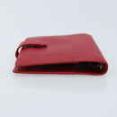 LOUIS VUITTON Epi Agenda PM Terminplanerhülle Rot R20057 LV Auth BA11766-5