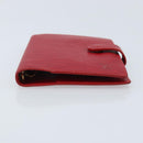 LOUIS VUITTON Epi Agenda PM Terminplanerhülle Rot R20057 LV Auth BA11766-6