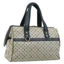LOUIS VUITTON Monogram Mini Josephine GM Hand Bag Blue M92211 LV Auth BA11767-1