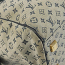 LOUIS VUITTON Monogram Mini Josephine GM Hand Bag Blue M92211 LV Auth BA11767-14